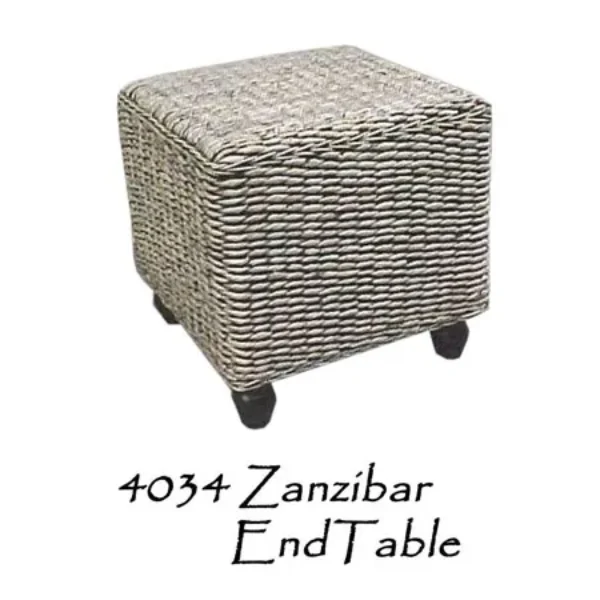 Zanzibar Wicker End Table