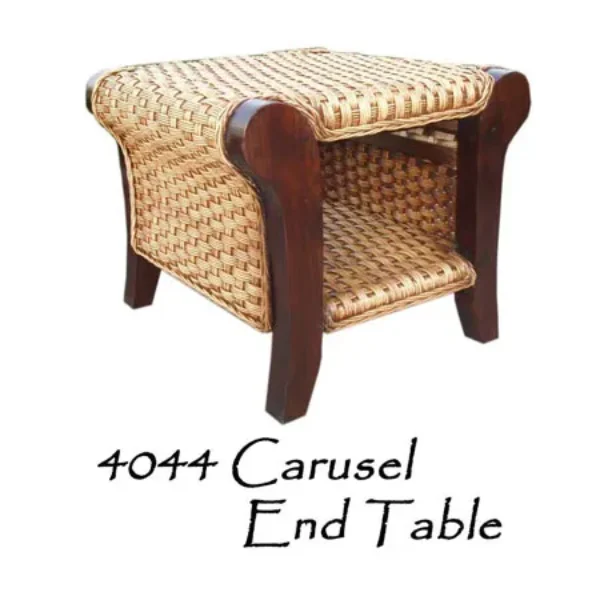 Carusel Rattan End Table
