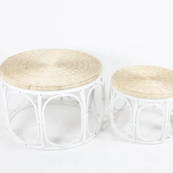 Roko Rattan Round Table